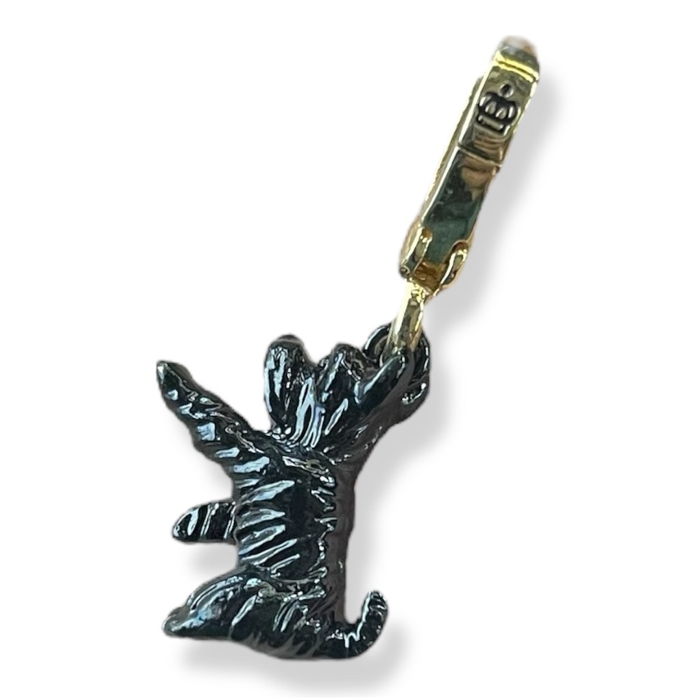 Rare Juicy Couture Charm 2007 - Terrier Dog - Retired Y2K - Juicy Logo Dog Charm